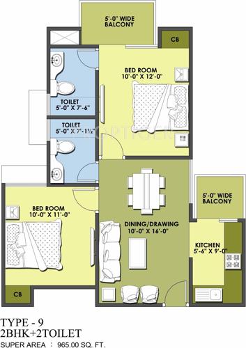 MR Proview Delhi 99 (2BHK+2T (965 sq ft) 965 sq ft) MR Proview Delhi 99 (2BHK+2T (965 sq ft) 965 sq ft)