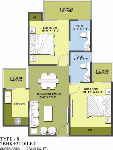 MR Proview Delhi 99 (2BHK+2T (1,072 sq ft) 1072 sq ft) MR Proview Delhi 99 (2BHK+2T (1,072 sq ft) 1072 sq ft)