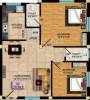 KVR Ganga Cauvery (2BHK+2T (737 sq ft) 737 sq ft)