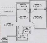 Dreams Wisteria (1BHK+1T (632 sq ft) 632 sq ft) Dreams Wisteria (1BHK+1T (632 sq ft) 632 sq ft)