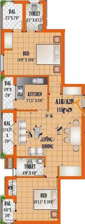 Floor Plan narmada residency Floor Plan Floor Plan