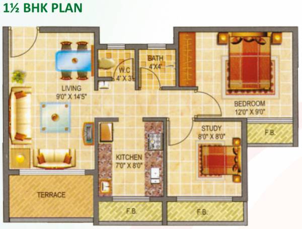  bhoomi-gardenia-ii Floor Plan Floor Plan
