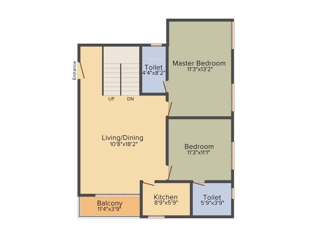 Orchid Grandeur (3BHK+3T (1,970 sq ft) 1970 sq ft)