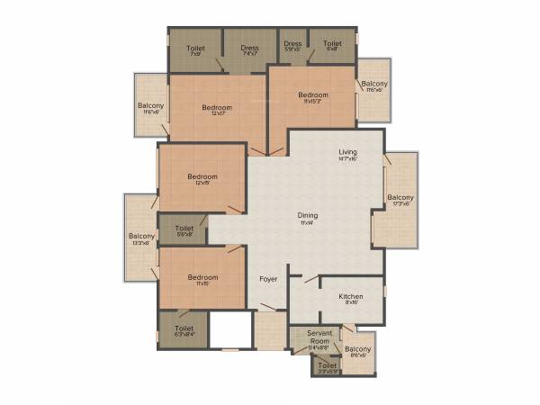 Aez Aloha (4BHK+4T (2,910 sq ft) 2910 sq ft) Aez Aloha (4BHK+4T (2,910 sq ft) 2910 sq ft)