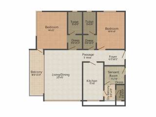 Jaypee Kristal Court (2BHK+3T (1,850 sq ft) 1850 sq ft) Jaypee Kristal Court (2BHK+3T (1,850 sq ft) 1850 sq ft)