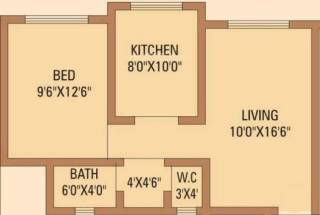 Agarwal Gokul Solitaire (1BHK+1T (665 sq ft) 665 sq ft) Agarwal Gokul Solitaire (1BHK+1T (665 sq ft) 665 sq ft)