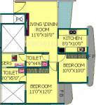 EV Group Zion I (2BHK+2T (1,100 sq ft)   Servant Room 1100 sq ft) EV Group Zion I (2BHK+2T (1,100 sq ft)   Servant Room 1100 sq ft)