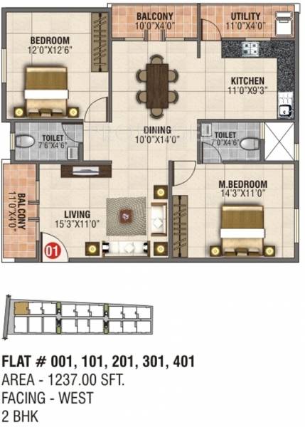 AR SLV Nivas (2BHK+2T (1,237 sq ft) 1237 sq ft) AR SLV Nivas (2BHK+2T (1,237 sq ft) 1237 sq ft)