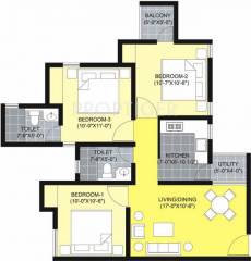 Unitech Unihomes 2 (3BHK+2T (1,011 sq ft) 1011 sq ft) Unitech Unihomes 2 (3BHK+2T (1,011 sq ft) 1011 sq ft)