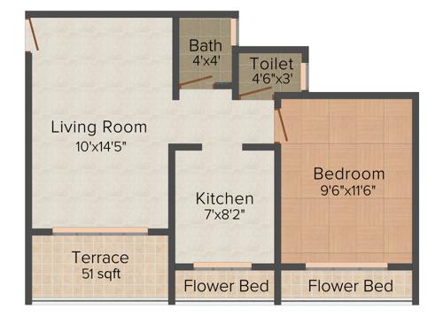 Shree Shagun Shagun Residency (1BHK+1T (676 sq ft) 676 sq ft)