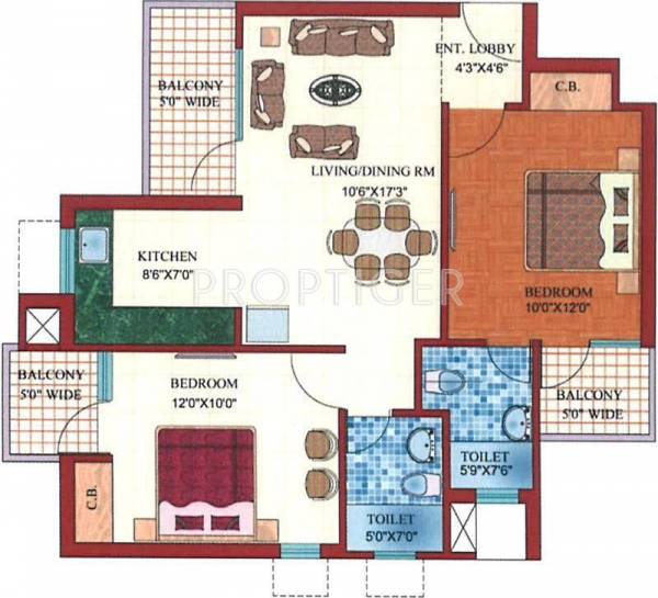 Sampada Livia (2BHK+2T (995 sq ft) 995 sq ft) Sampada Livia (2BHK+2T (995 sq ft) 995 sq ft)