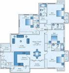 Golden Kings Court (4BHK+4T (3,157 sq ft)   Servant Room 3157 sq ft)