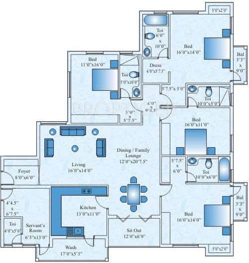 Golden Kings Court (4BHK+4T (3,157 sq ft) Servant Room 3157 sq ft) Golden Kings Court (4BHK+4T (3,157 sq ft) Servant Room 3157 sq ft)
