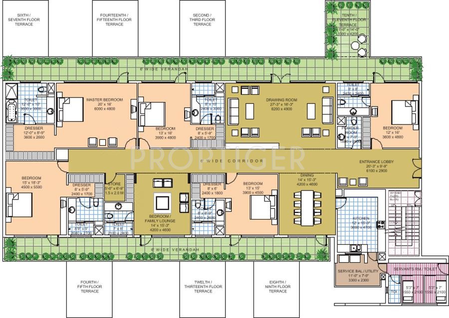 Salcon The Verandas (5BHK+7T (6,425 sq ft) Servant Room 6425 sq ft) Salcon The Verandas (5BHK+7T (6,425 sq ft) Servant Room 6425 sq ft)