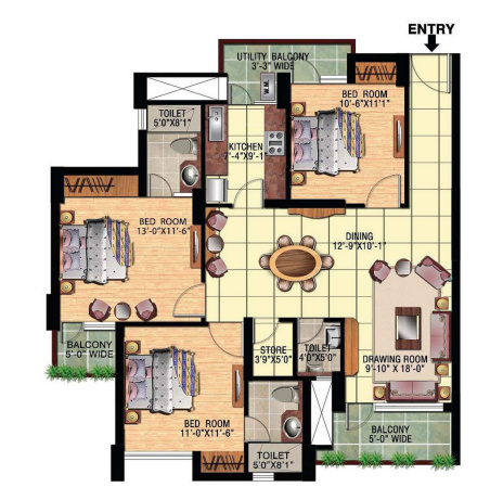 magnolia park Floor Plan Floor Plan