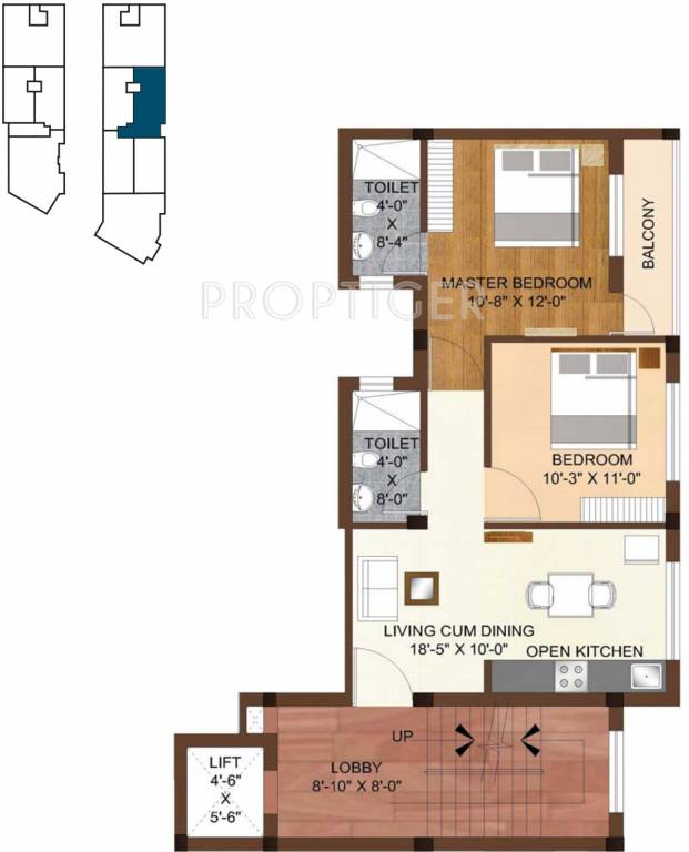 Mounthill Breeze (2BHK+2T (867 sq ft) 867 sq ft) Mounthill Breeze (2BHK+2T (867 sq ft) 867 sq ft)