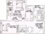 Merlin Sapphire (2BHK+2T (1,071 sq ft) 1071 sq ft) Merlin Sapphire (2BHK+2T (1,071 sq ft) 1071 sq ft)