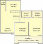 Kumar Palmgrove (2BHK+2T (1,050 sq ft) 1050 sq ft) Kumar Palmgrove (2BHK+2T (1,050 sq ft) 1050 sq ft)