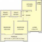 Kumar Palmgrove (2BHK+2T (955 sq ft) 955 sq ft) Kumar Palmgrove (2BHK+2T (955 sq ft) 955 sq ft)