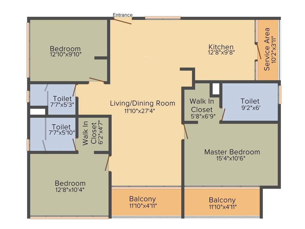 Aliens Space Station Township (3BHK+3T (1,792 sq ft) 1792 sq ft)