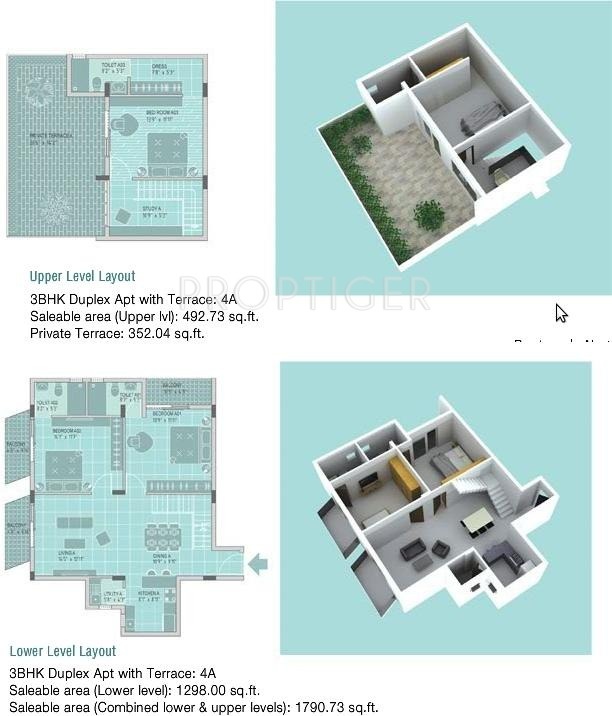 Chelli Poise (3BHK+3T (1,791 sq ft) 1791 sq ft)