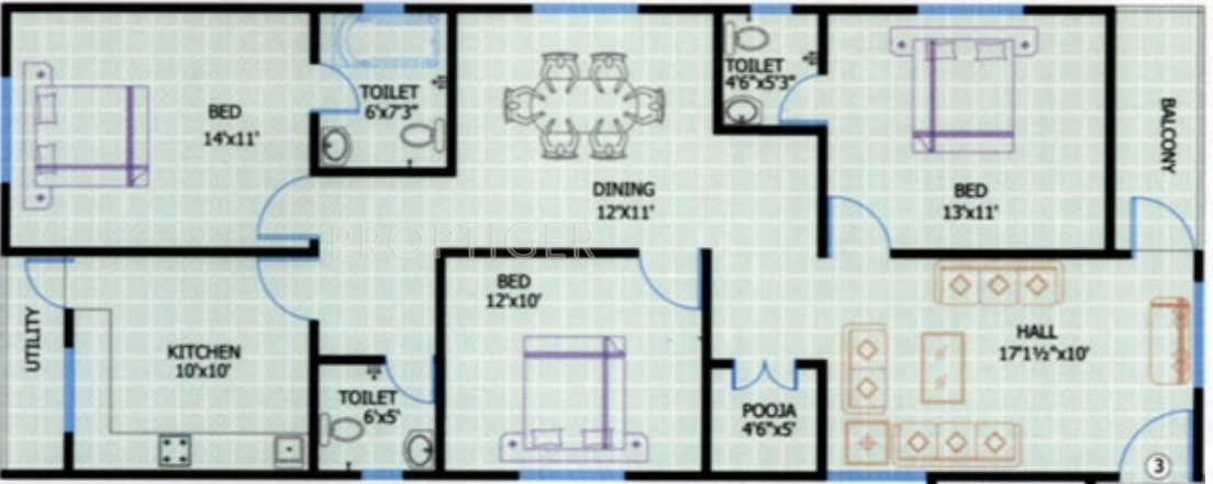 Srinilaya Ark Villa (3BHK+3T (1,503 sq ft) Pooja Room 1503 sq ft) Srinilaya Ark Villa (3BHK+3T (1,503 sq ft) Pooja Room 1503 sq ft)
