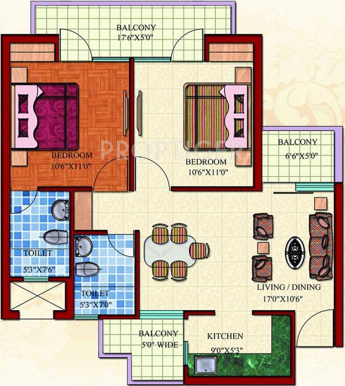NCR Monarch (2BHK+2T (1,080 sq ft) 1080 sq ft) NCR Monarch (2BHK+2T (1,080 sq ft) 1080 sq ft)