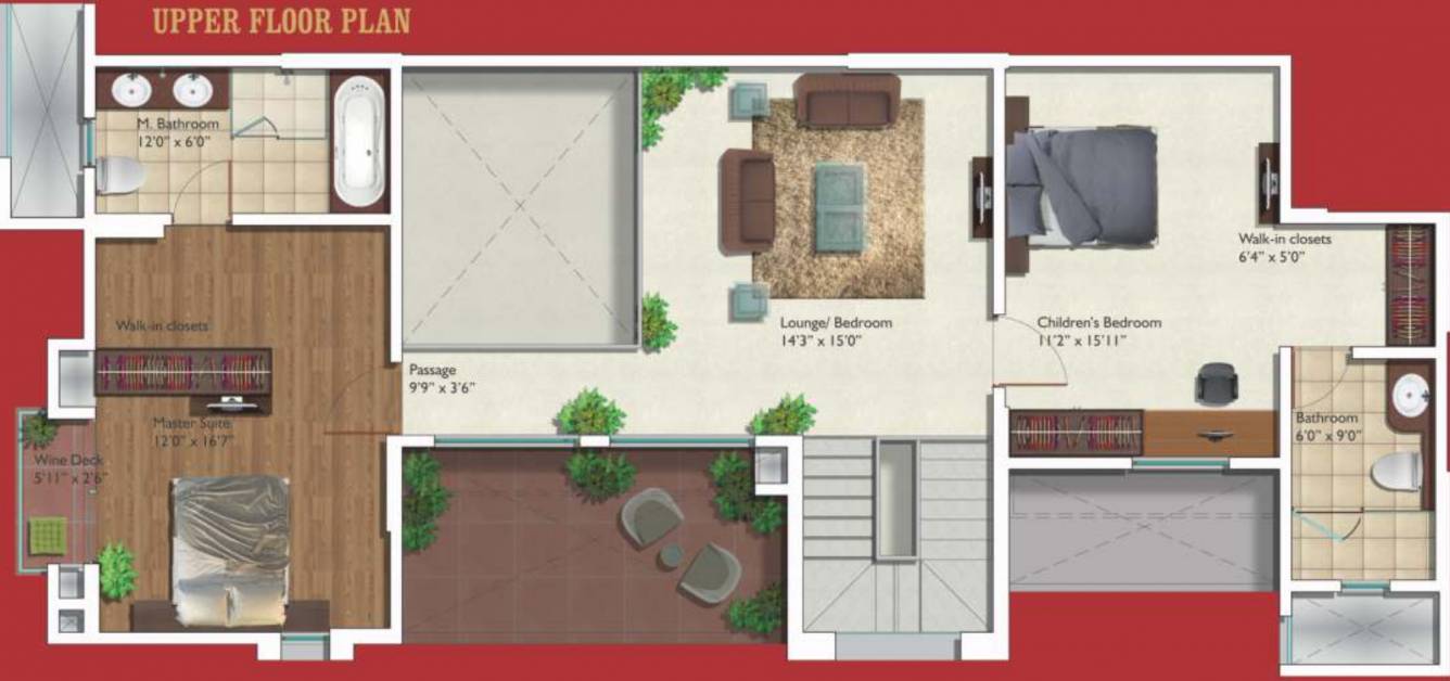 Geras Trinity Towers (3BHK+3T (1,979 sq ft) 1979 sq ft)