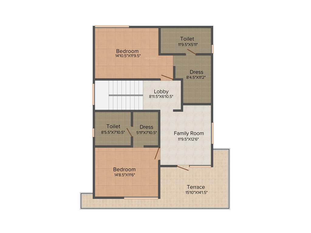Krishna Northwoods (4BHK+4T (3,290 sq ft) 3290 sq ft)