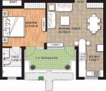 Raheja Oma (1BHK+1T (835 sq ft) 835 sq ft)