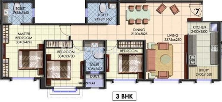Rare Townships Rising City (3BHK+3T (1,640 sq ft) 1640 sq ft) Rare Townships Rising City (3BHK+3T (1,640 sq ft) 1640 sq ft)