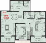 Abish Pearl Apartment (2BHK+2T (1,070 sq ft) 1070 sq ft) Abish Pearl Apartment (2BHK+2T (1,070 sq ft) 1070 sq ft)