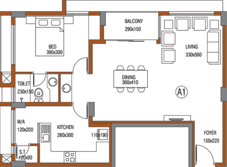 Empire Heights (1BHK+1T (1,078 sq ft) 1078 sq ft) Empire Heights (1BHK+1T (1,078 sq ft) 1078 sq ft)