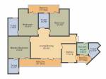 Imperia Mirage Homes (3BHK+4T (1,450 sq ft)   Servant Room 1450 sq ft)