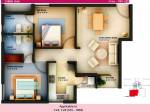 Arihant Chetna (2BHK+2T (990 sq ft) 990 sq ft)