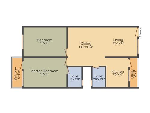 Amigo Sri Tirumala Vintage (2BHK+2T (1,089 sq ft) 1089 sq ft)