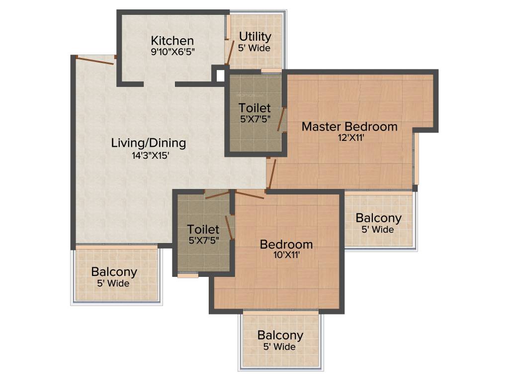 Aditya Urban Casa (2BHK+2T (1,074 sq ft) 1074 sq ft) Aditya Urban Casa (2BHK+2T (1,074 sq ft) 1074 sq ft)