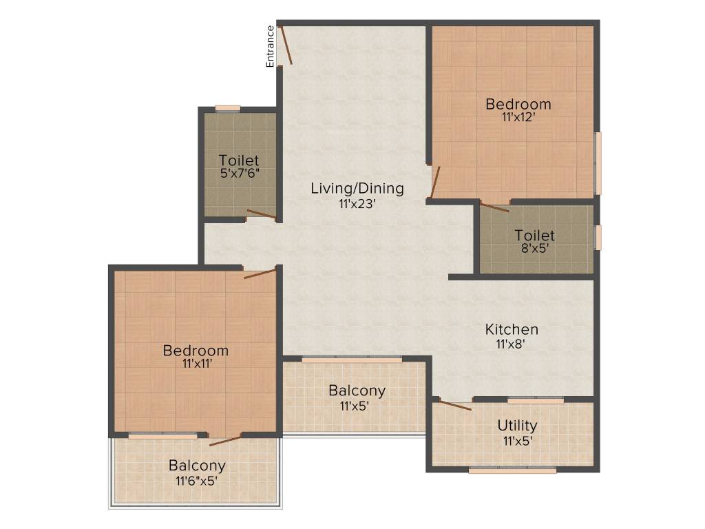 Durga Tanishq Arena (2BHK+2T (1,140 sq ft) 1140 sq ft) Durga Tanishq Arena (2BHK+2T (1,140 sq ft) 1140 sq ft)