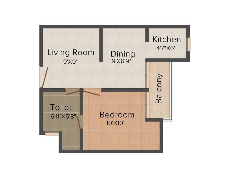 Aditya Celebrity Homes (1BHK+1T (550 sq ft) 550 sq ft)