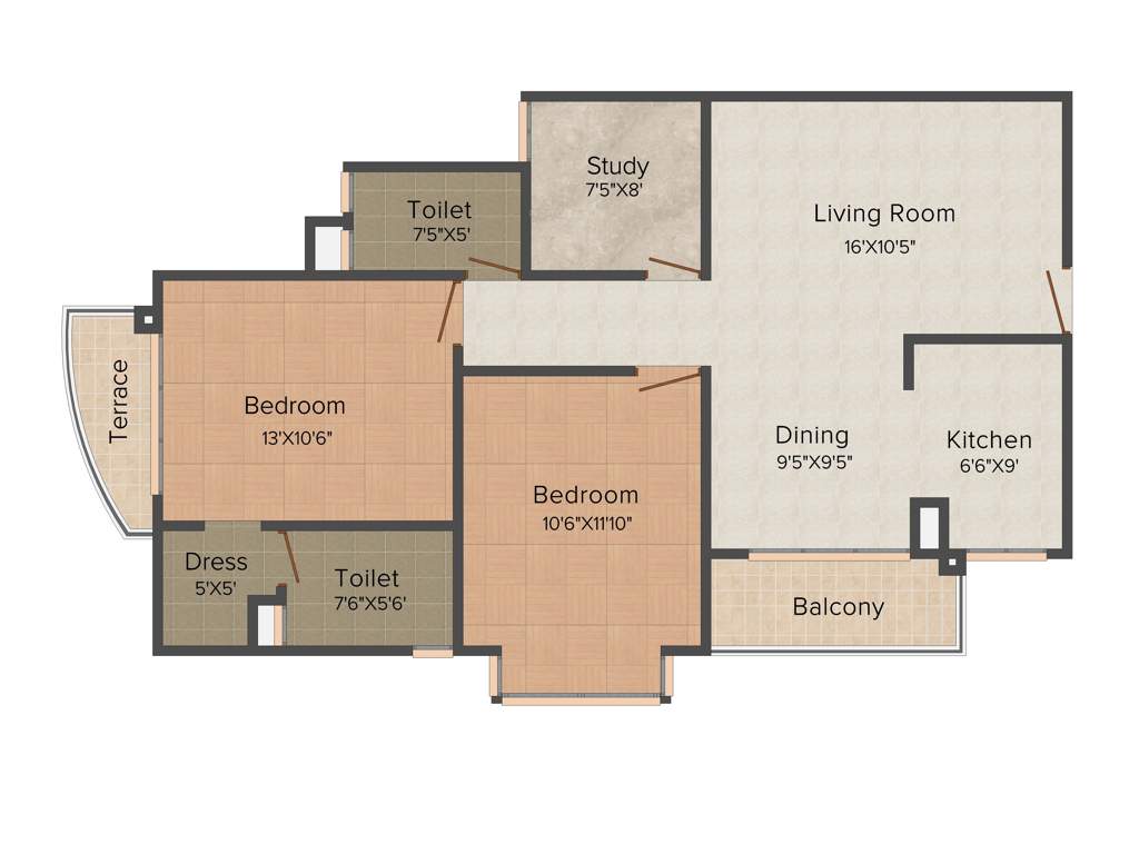 Aditya Celebrity Homes (2BHK+2T (1,220 sq ft) 1220 sq ft)