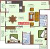 Amruthapriya Builders Amrutha Priya Residency Floor Plan (2BHK+2T (1,145 sq ft) 1145 sq ft)