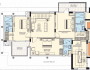  the-leaf Floor Plan Upper Level Duplex Plan
