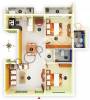 CoEvolve Placid (2BHK+2T (941 sq ft) + Study Room 941 sq ft)