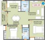 Saroj Enclave (2BHK+2T (1,285 sq ft) 1285 sq ft) Saroj Enclave (2BHK+2T (1,285 sq ft) 1285 sq ft)