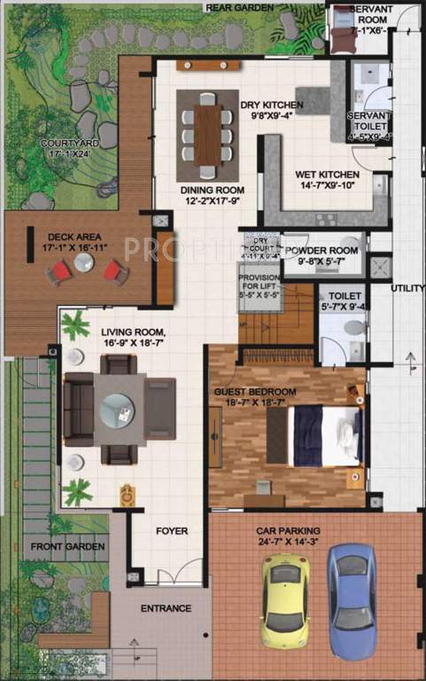 Brigade Orchards Pavilion Villas (4BHK+4T (4,910 sq ft) + Servant Room 4910 sq ft)