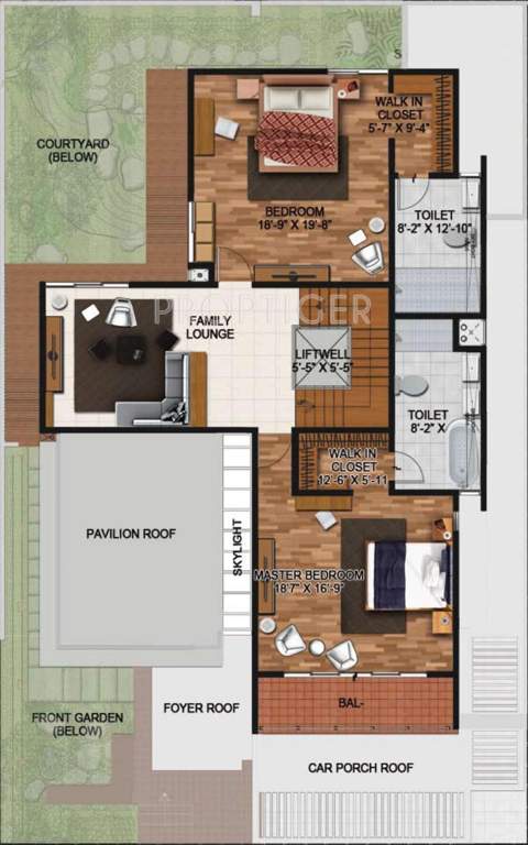 Brigade Orchards Pavilion Villas (4BHK+4T (4,910 sq ft) + Servant Room 4910 sq ft)