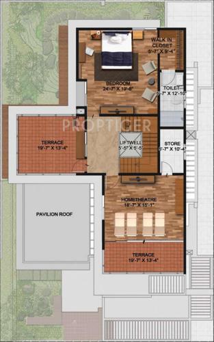 Brigade Orchards Pavilion Villas (4BHK+4T (4,910 sq ft) + Servant Room 4910 sq ft)