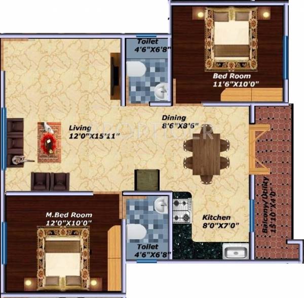 DS Sambaram (2BHK+2T (1,080 sq ft) 1080 sq ft) DS Sambaram (2BHK+2T (1,080 sq ft) 1080 sq ft)