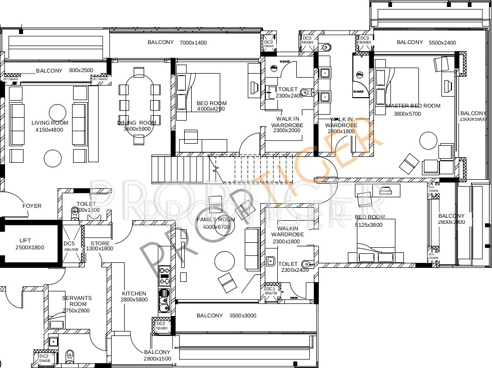 Nitesh Buckingham Gate (3BHK+3T (4,634 sq ft) + Servant Room 4634 sq ft) Nitesh Buckingham Gate (3BHK+3T (4,634 sq ft) + Servant Room 4634 sq ft)