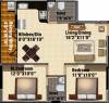 DS DSMAX STONEHILL (2BHK+2T (1,041 sq ft) 1041 sq ft)